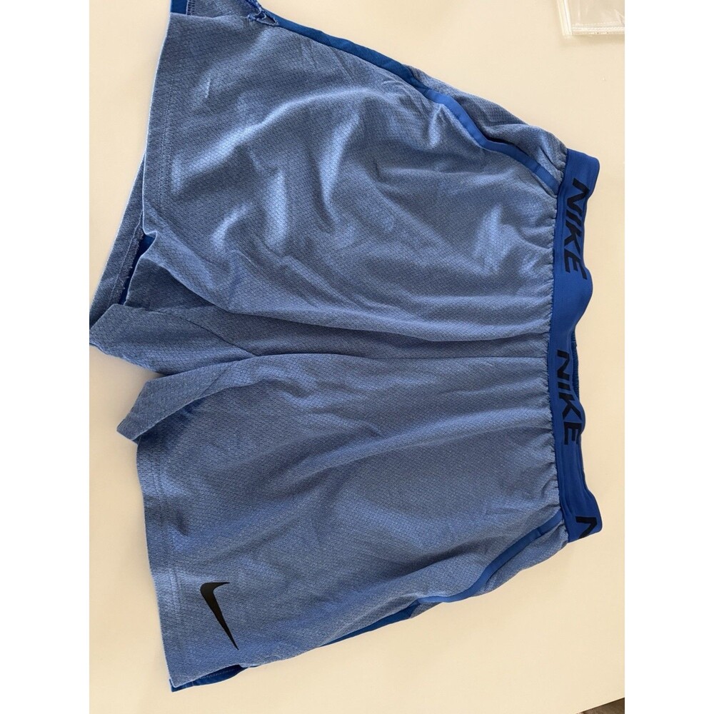 Nike Dri-FIT Veneer Training Shorts Mens XL Blue CZ1269-455 Logo Waist